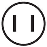 Panasonic 코스모 와이드 임베디드 어스 터미널이있는 더블 콘센트 WTP1532WKP 1 개