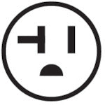 Panasonic Cosmo Wide Air Conditioner Recessed Switch Outlet WTP19317WP 1 pc