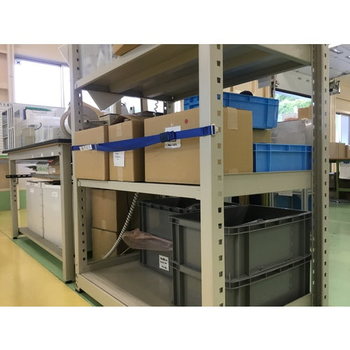 allsafe 書棚用落下防止ベルトフラットフック仕様(先細)W1200用 CL2X0.35X1XFH PA-1268-10 1 本