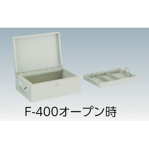 TRUSCO Small Tool Box with Medium Tray 400X300X150 F-400 1 Unit