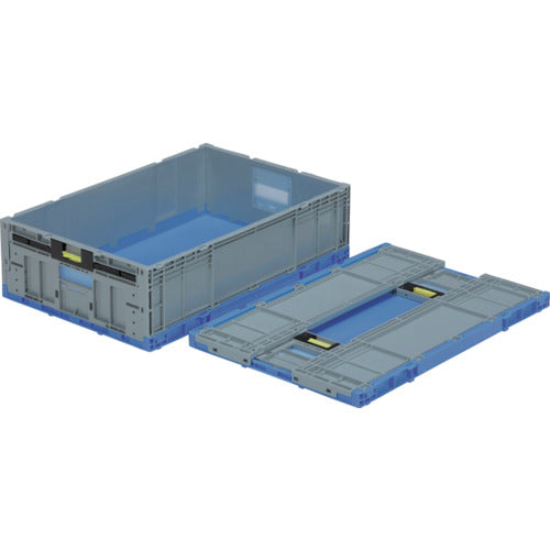 サンコー 折りたたみコンテナー 558460 オリコンEP39B−SWブルー/ライトグレー SKO-EP39B-SW-BL/GLL 1 個