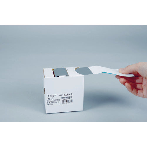 TRUSCO Stainless Steel Shim Box Tape 0.05 50mm x 1m TS50X-005-M1 1 pc