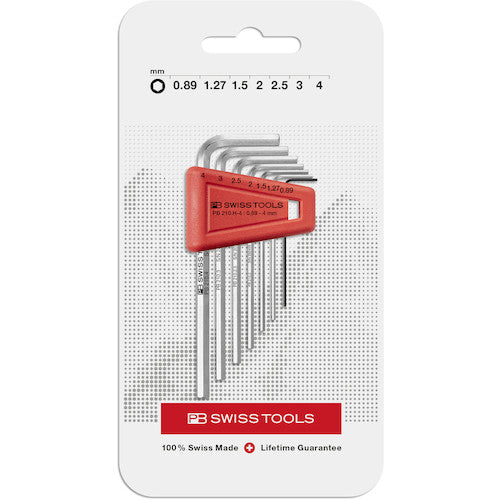 PBスイスツールズ 六角棒レンチセット7本組(ブリスターパック入り) 210H-4CN 1 S