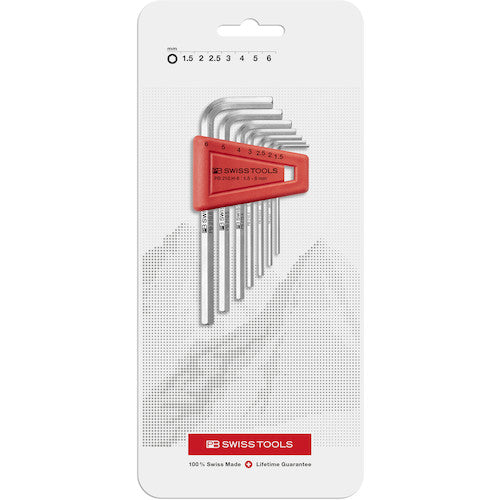 PBスイスツールズ 六角棒レンチセット7本組(ブリスターパック入り) 210H-6CN 1 S