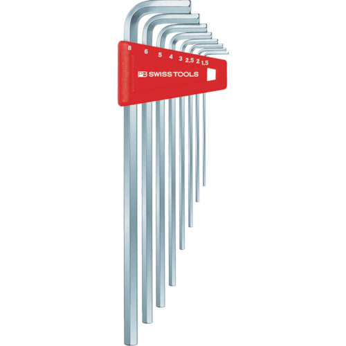 PB 스위스 툴즈 육각봉 렌치 세트 롱 7개 세트(블리스터 팩 포함) 211H-6CN 1 S