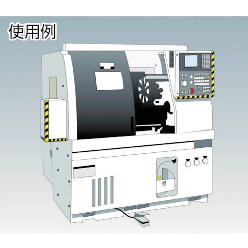 TRUSCO 安心クッションL字型 油面接着仕様 大 黒・黄 1本入り TAC-99YS 1 本