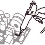 Sanyo Life Mini Glue Gun for Small Amounts TS-308 TS-308 1 unit