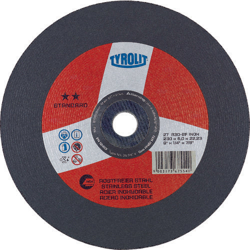 TYROLIT 오프셋 숫돌 스탠다드 타입 125mm #30 367548 1장