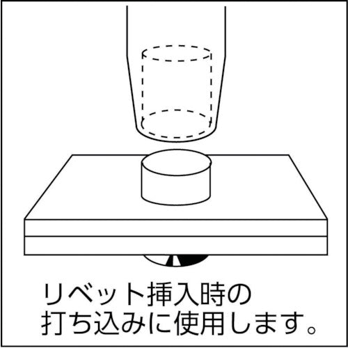 RENNSTEIG 리벳 세터 5 개 세트 445-100-0 1 S