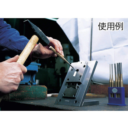 RENNSTEIG 平行ピンポンチ 150mm 先端径6mm 450-006-0 1 本