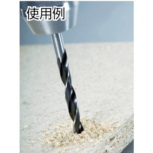 ALPEN 木工ドリル 4.0×75mm ストレートシャンク 61600400 1 本