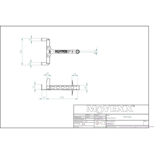 Movexx Electric Transport Vehicle Option Towing Tip Hook 43mm H0051 1 pc