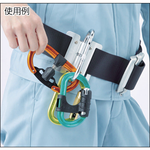 ALPIN 【売切廃番】 カラビナ OVALO BELAY バーロック 線径12.5 黒 KA65BK-X 1 個