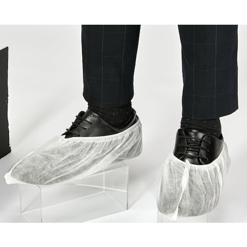 TRUSCO 슈즈 커버 50 발입 화이트 TSC-400 W 1 봉지