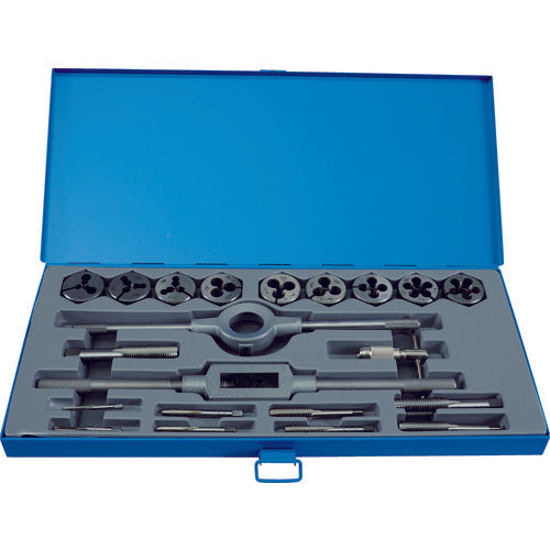 TRUSCO Metric Thread Hand Tap and Die Set (Coarse) M3-M16 THTD-CSET 1 S