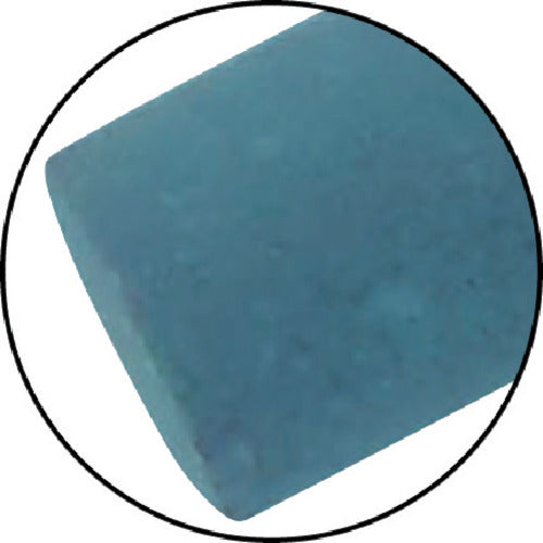 TRUSCO アルミ用ゴム軸付砥石 Φ6X幅17X軸3 #320 10本入 BL3206F 1 箱