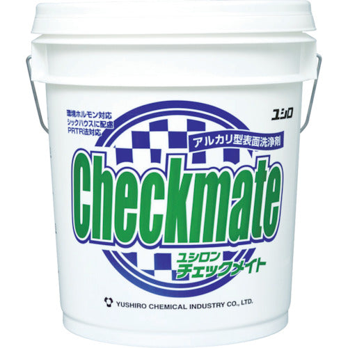 ユシロ 工場床用高性能洗剤 チェックメイト 18L 3120008921 1 缶