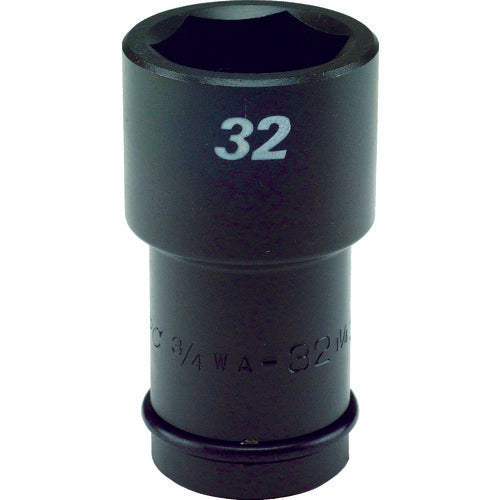FPC 임팩트 세미롱 소켓 삽입각 19mm 대변 32mm 1.1/3/4WA-32 1개