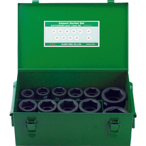 FPC インパクト ショートソケット セット 差込角19.0mm 11pc 6WS-S11 1 S