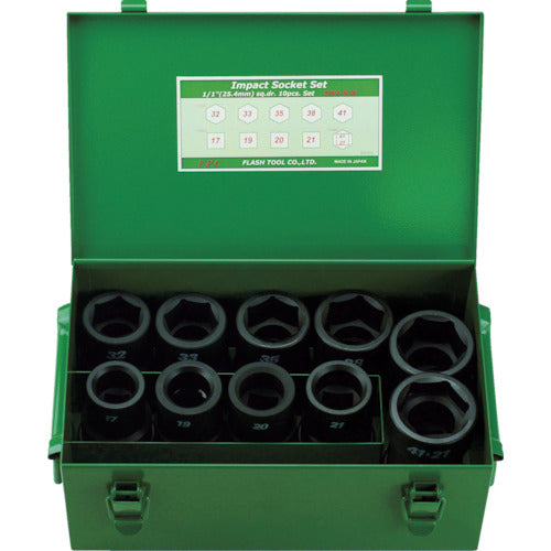 FPC Impact Semi-Long Socket Set 25.4mm Drive 10pc 8WA-S10 1 S