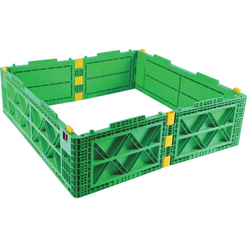 TRUSCO 【売切り廃番】TMSC型コンテナ用レイヤー 1100X1100 緑 TMSC-L1111-GN 1 個