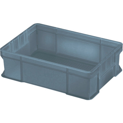 TRUSCO TTC型コンテナ 透明ブラック TTC-1-BK 1 個