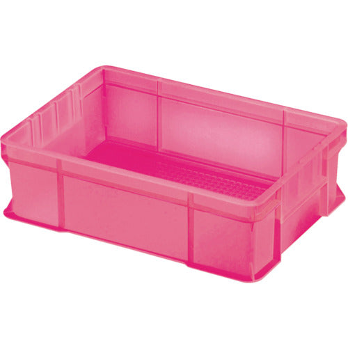 TRUSCO TTC型コンテナ 透明レッド TTC-1-R 1 個