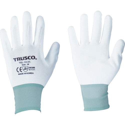 TRUSCO ナイロン手袋PU手のひらコート(10双入)L TGL-3131-10P-L 1 袋