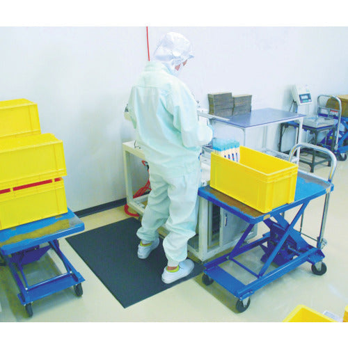 MISM Comfortable Cushion Mat 90150 Black/Yellow CM-003 309050012 1 pc