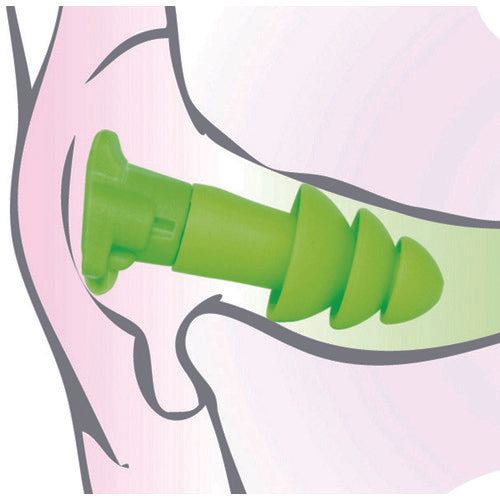 MOLDEX FLIP 6770 Earplugs with Caps, Cord Included, 6770, 1 Pair