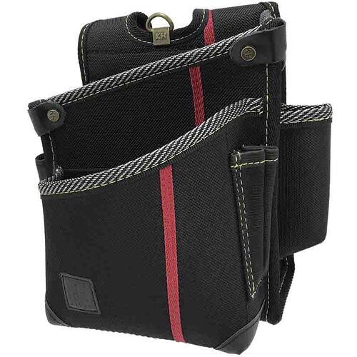 KH Evolution Series Waist Bag with 2 Pockets (Large) Black/Scarlet Right Hip SA08K 1 pc