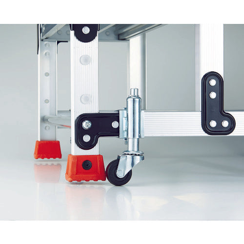 TRUSCO 1段2段用アルミ作業用踏台スプリングキャスター 4個1セット TSC-1A 1 S