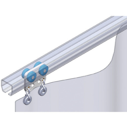 HELM Nico No. 21 Door Hanger Guide Hanger for Curtains 21HE-2WH-CG 1 pc