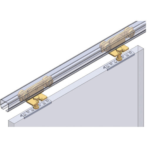 HELM Nico No. 21 Door Hanger Bearing Double Wheel 21HE-4WHB 1 pc