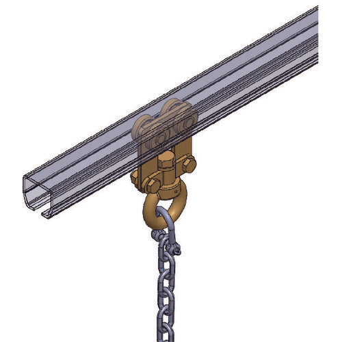 HELM Nico No. 23 Door Hanger Bearing Double Wheel Hoist 23HE-4WHB-H 1 pc