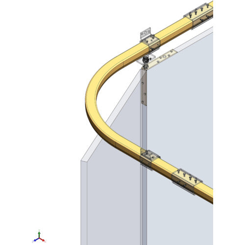 HELM Nico No. 23 curved rail 23HE-CR 1 piece