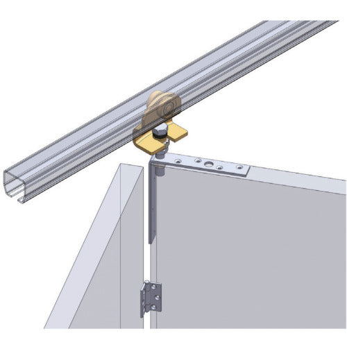 HELM Nico No. 24 Door Hanger Bearing Single Wheel for Folding Doors 24HE-2WHB-F 1 pc