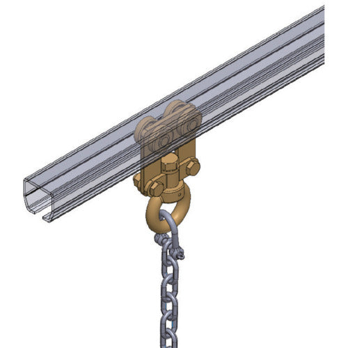 HELM Nico No. 25 Door Hanger Bearing Double Wheel Hoist 25HE-4WHB-H 1 pc