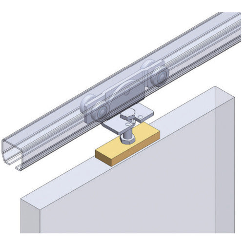 HELM Nico No. 25 Door Hanger Plate for Iron Doors 25HE-PL-S 1 pc