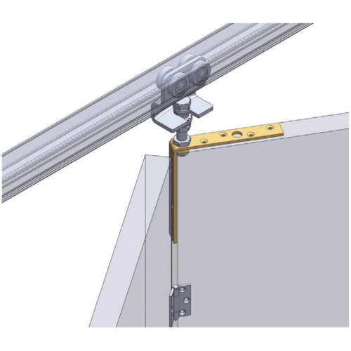 HELM Nico No. 25 Door Hanger Plate for Folding Wooden Doors 25HE-PL-WF 1 pc