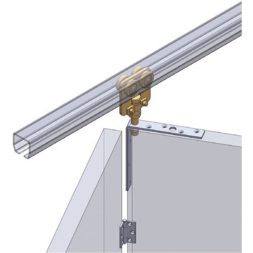 HELM Nico No. 27 Door Hanger Bearing Double Wheel for Folding Doors 27HE-4WHB-F 1 pc