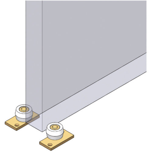 HELM ニコ 共通ドアハンガー用ガイドローラー ベースタイプ HE-GB 1 個