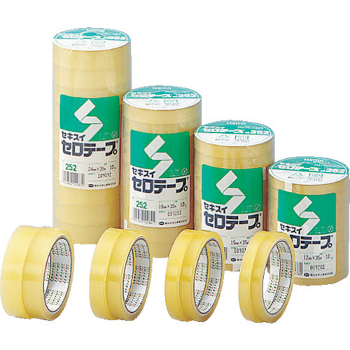 Sekisui Cellophane Tape #252 5P 24x35 C252X65 1PK
