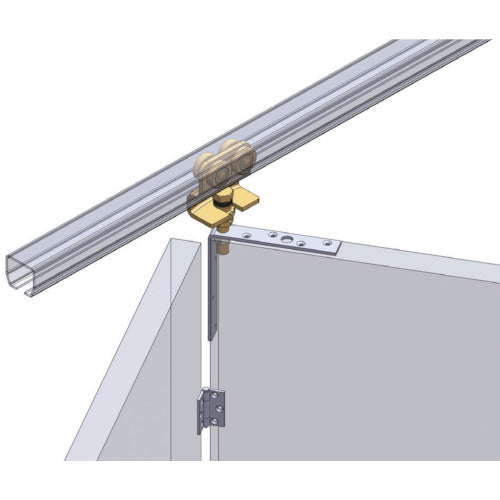 HELM ニコ 25号ドアハンガー用 ベアリング複車 折畳扉用 25HE-4WHAB-F 1 個