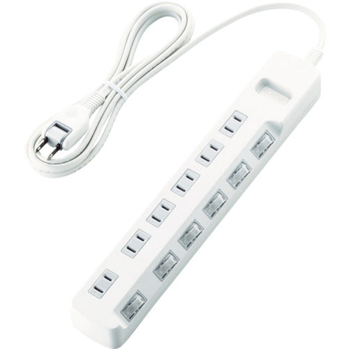 ELECOM Lightning Guard Tap with Individual Switch T-K5A-2625WH 1 pc