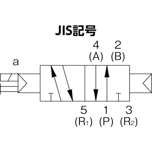CKD 파일럿식 5포트 밸브 4GA・4GB 시리즈 4GA110R-C4-3 1대