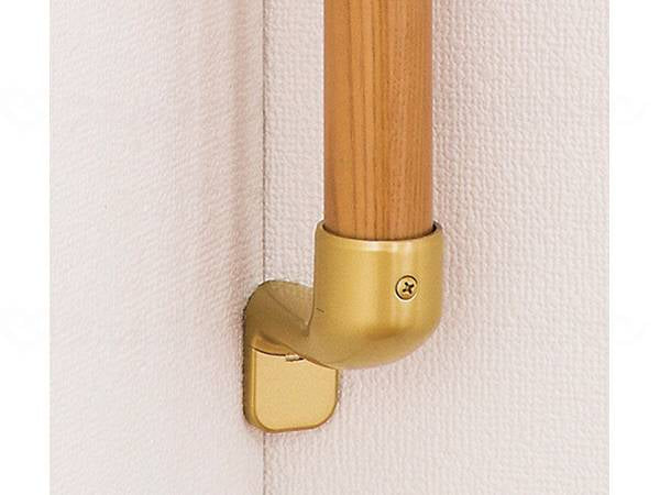 Matsuroku BAUHAUS 32 Inside Corner Vertical Bracket Silver φ32