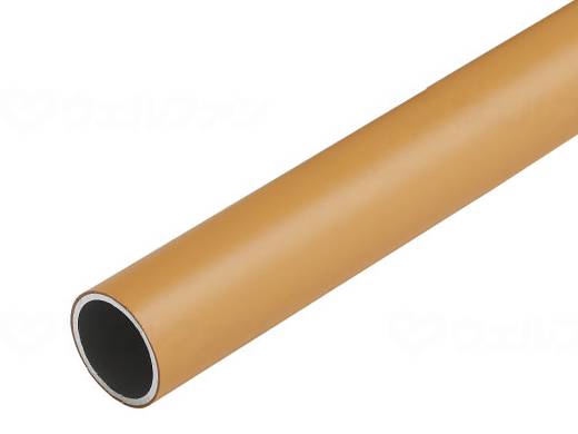 Matsuroku Straight EZ Rail 36 Aluminum Resin-wrapped Handrail Bar Caramel 4m