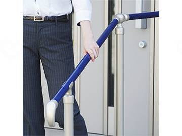 Yazaki Kako Outdoor Handrail Pipe Navy 4m