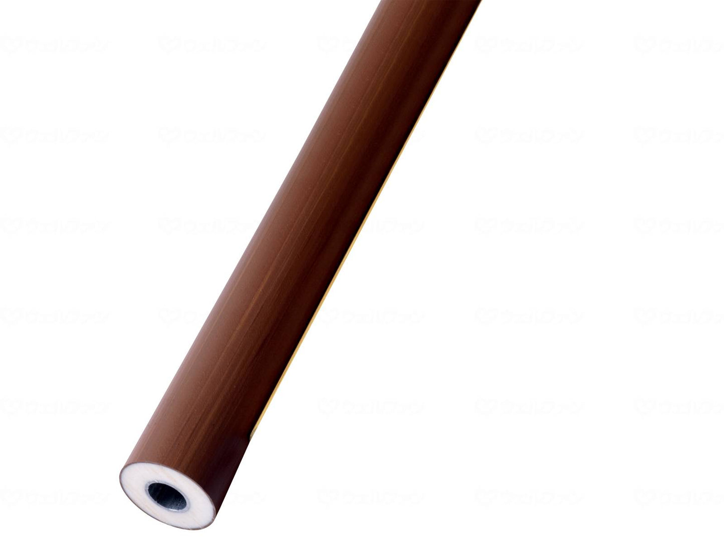 Matsuroku BAUHAUS Free R Rail Handrail Bar Dark Wood Grain 3m